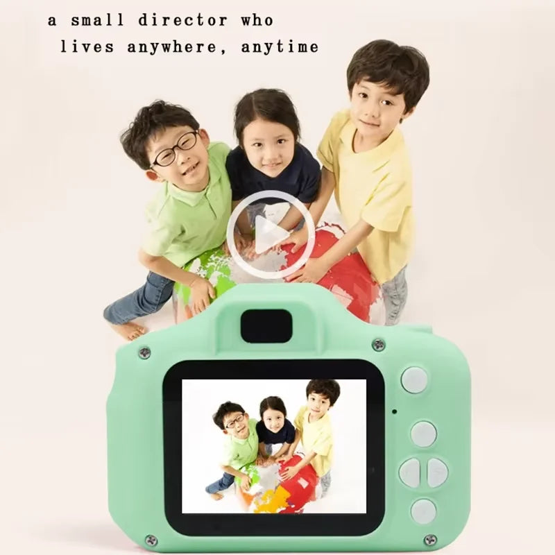 ZWN Kids Digital Camera with 2-Inch Color Display, 1080P HD Video, Outdoor SLR Style, Includes TF Memory Card