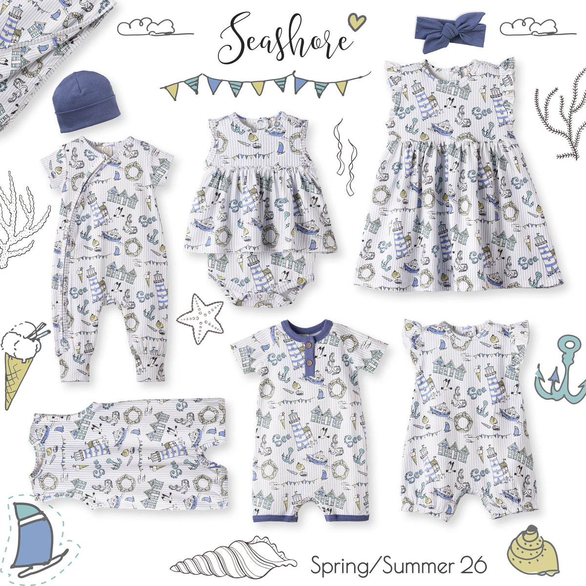 Seashore Dress – Soft Bamboo Summer Dress