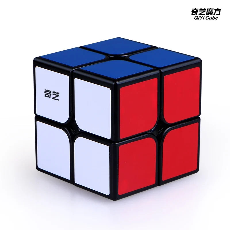 [ECube] QiYi QiDi 2x2 Professional Speed Cube, Beginner Educational Puzzle Toy, Magic Cube Stickers, Baby & Kids Toy