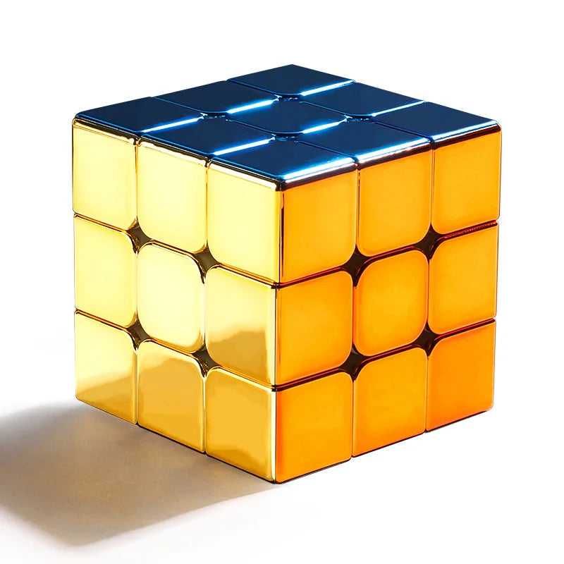 [Picube] SengSo Metal 3x3 Magnetic Golden Cubo Magic Cube Puzzle, Speed Cube M3 3x3x3, Magico Cubo, Кубик Рубика To