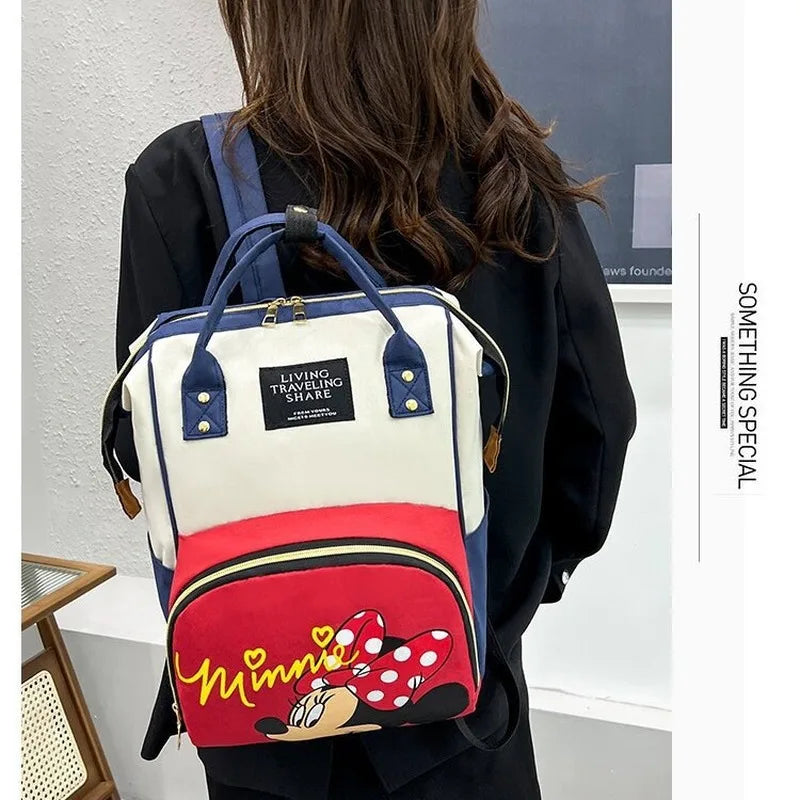 Cartoon Diaper Mummy Baby Bag Backpack – Multi-function Large Capacity Maternal and Child Bag for Pregnant Women, 2024 New Year Gift