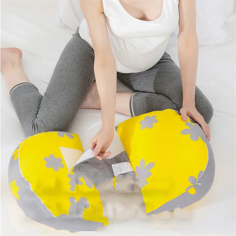 Multifunctional Adjustable Pregnancy Pillow - U-Shaped Body Support & Nursing Pillow for Pregnant Women