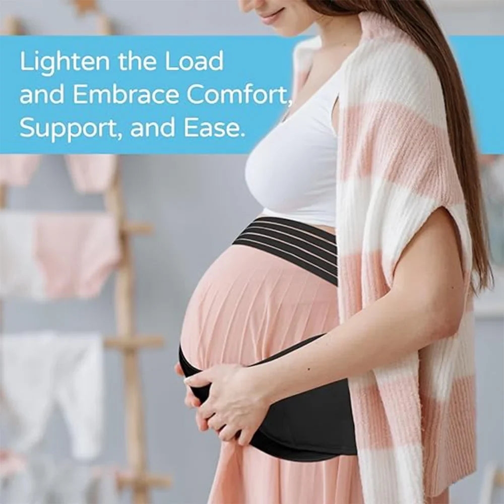 Pregnant Women Support Belly Band, Adjustable Waist Care Maternity Abdomen Brace Protector