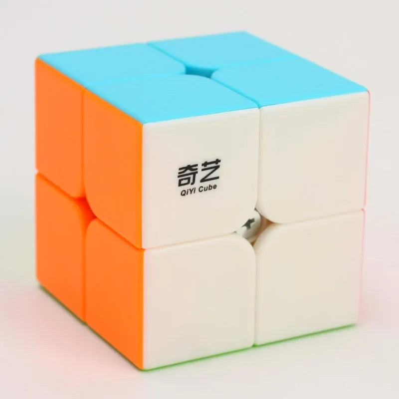 [ECube] QiYi QiDi 2x2 Professional Speed Cube, Beginner Educational Puzzle Toy, Magic Cube Stickers, Baby & Kids Toy