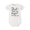 “My Aunt Says I’m Perfect” Letter Printed Infant Toddler Jumpsuit – Summer Newborn Bodysuit – Funny Auntie Baby Clothes – Baby Shower Gifts