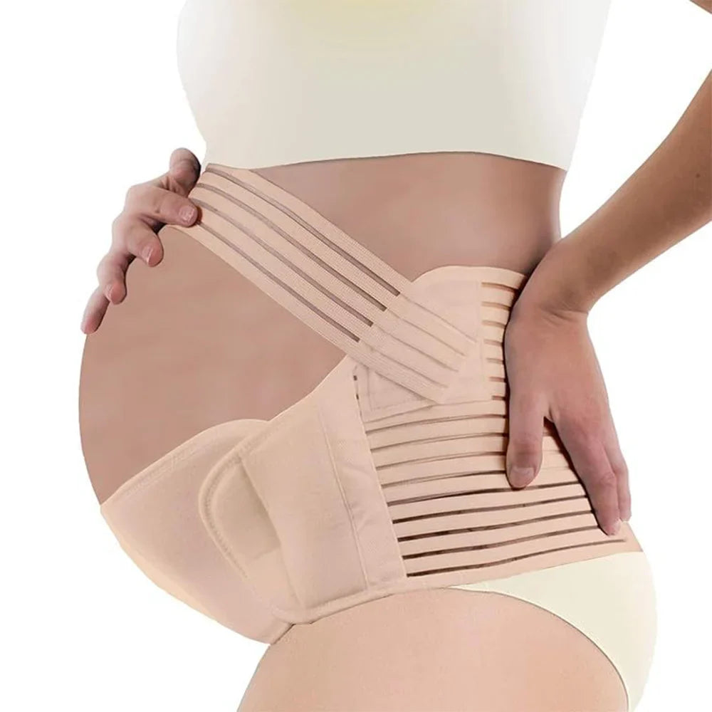 Pregnant Women Support Belly Band, Adjustable Waist Care Maternity Abdomen Brace Protector