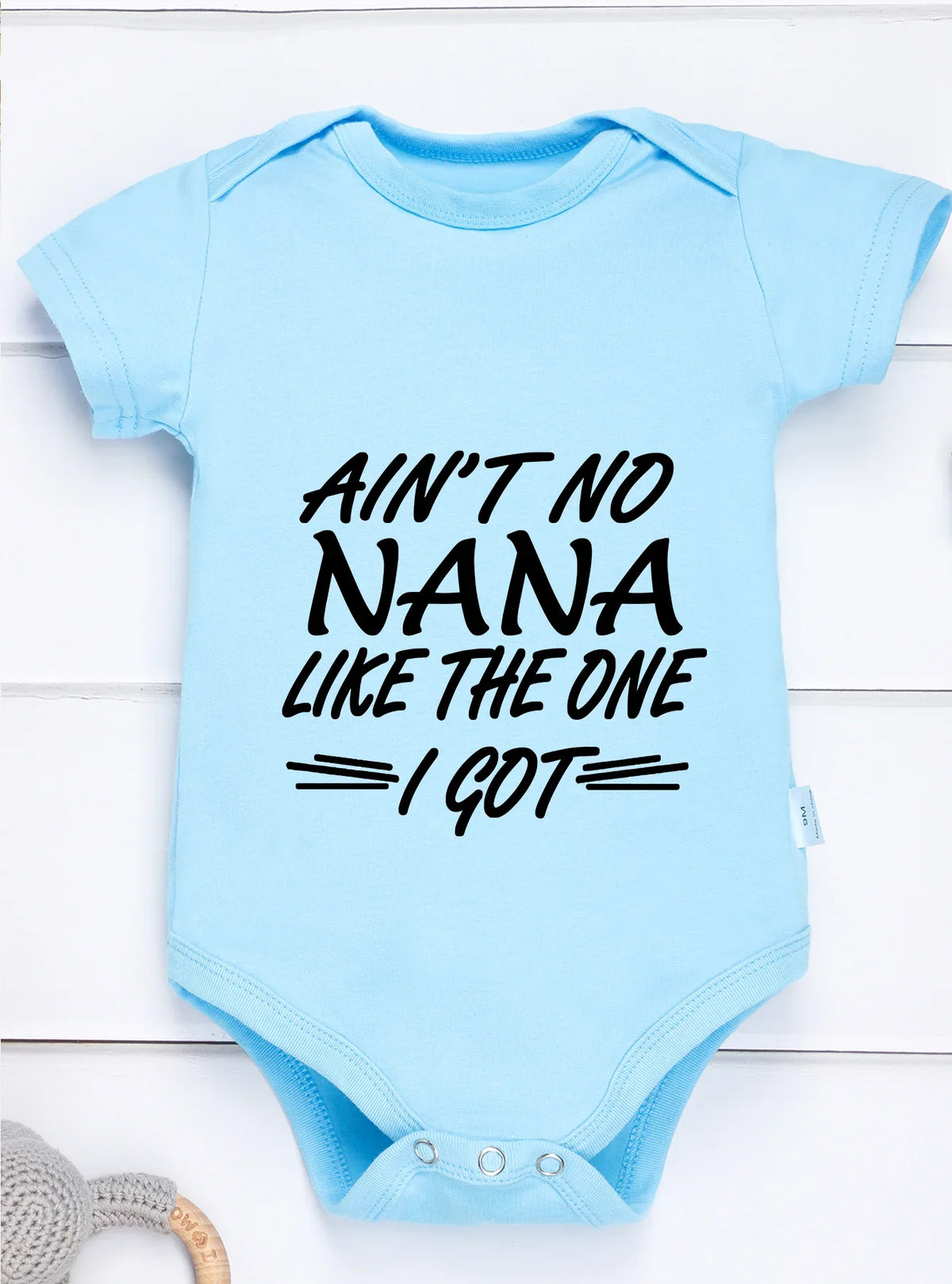 “Ain’t No Nana Like the One I Got” – Cute Baby Bodysuit, Short-Sleeve Infant Romper for Boys & Girls, Adorable Toddler Outfit