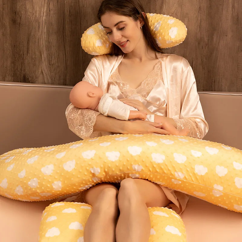 Maternity Pillow for Pregnant Women – U-Shaped Pillow for Neck, Waist, Abdomen, and Leg Support, Perfect for Side Sleepers