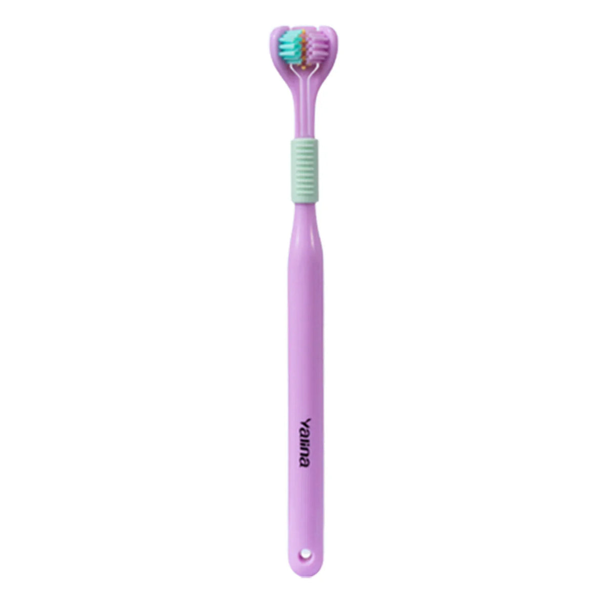 Comfortable 3 Heads Toothbrush Triple-Angle Design for Complete Oral Care – Soft Bristles for Children & Adults