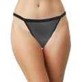 Mesh Thong with Elastic Waist, XS-2X
