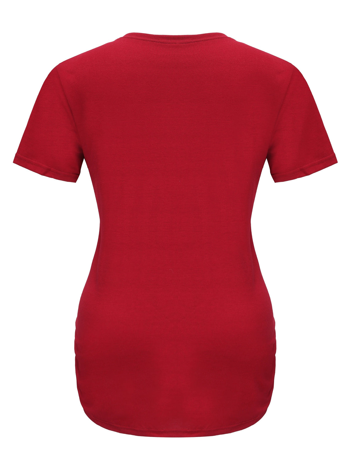 Actflash Festive Christmas Youngsters Print Maternity Tee - Comfy Polyester & Spandex Blend, Crew Neck, Short Sleeve, Perfect for Summer, Christmas Hat, Cute Youngsters Announcement Shirt
