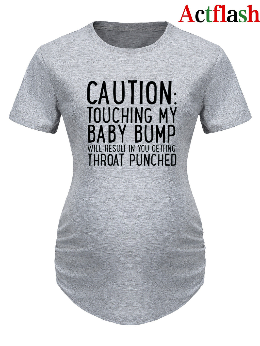 Women's Maternity T-Shirt, Slogan Graphic Print Tees